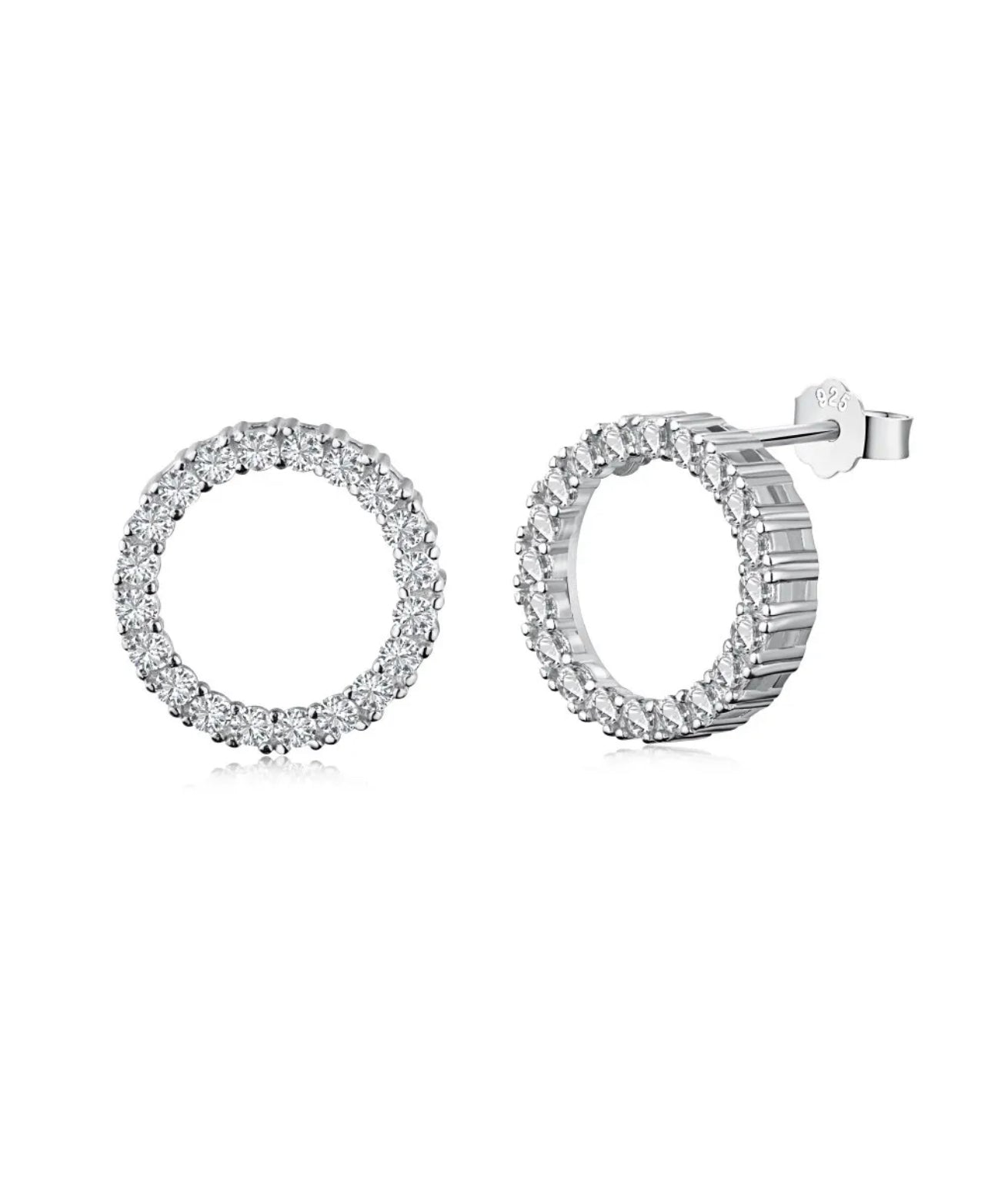 PRINCESS EARRINGS SILVER