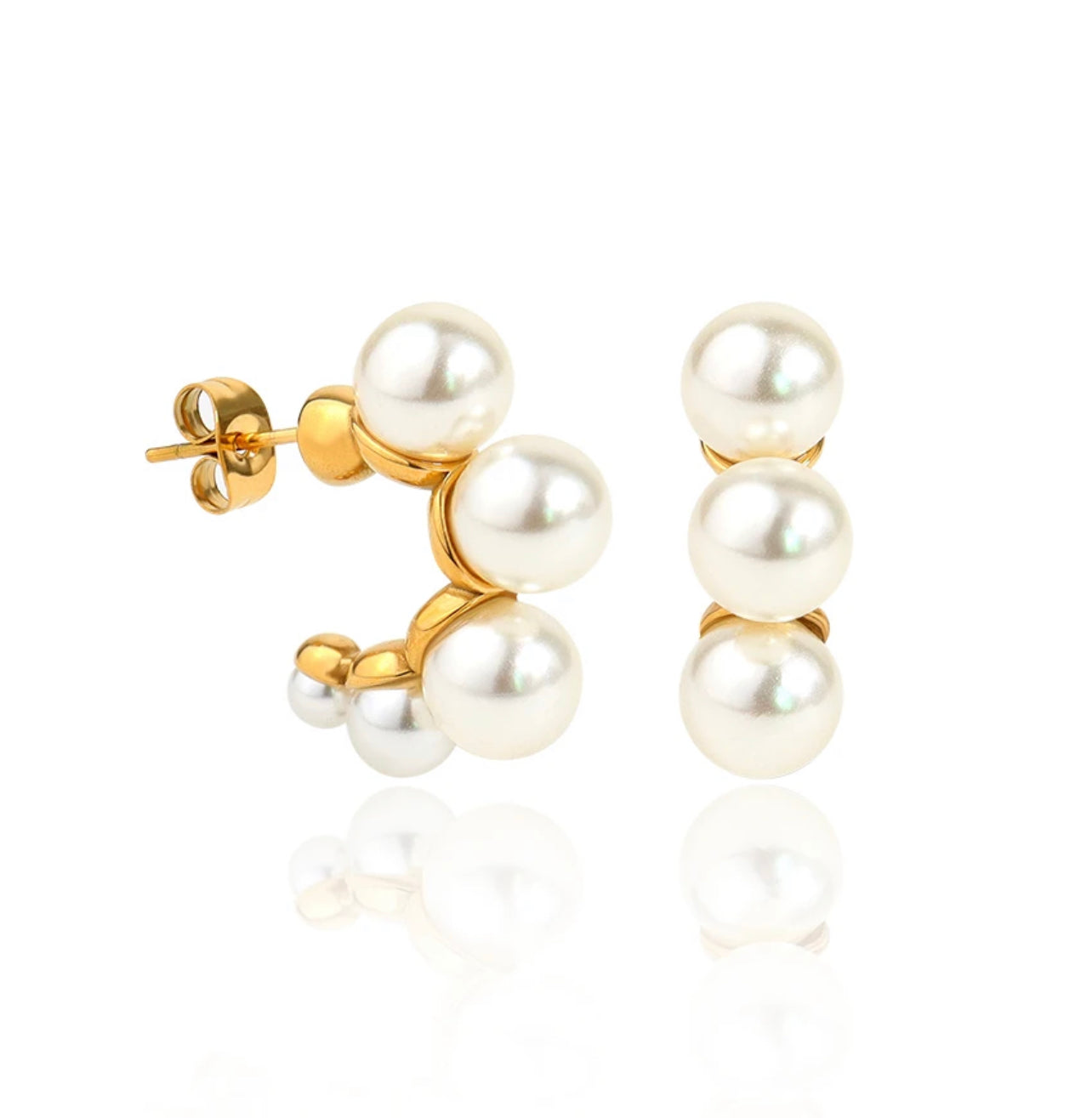 PEARL STUD EARRINGS