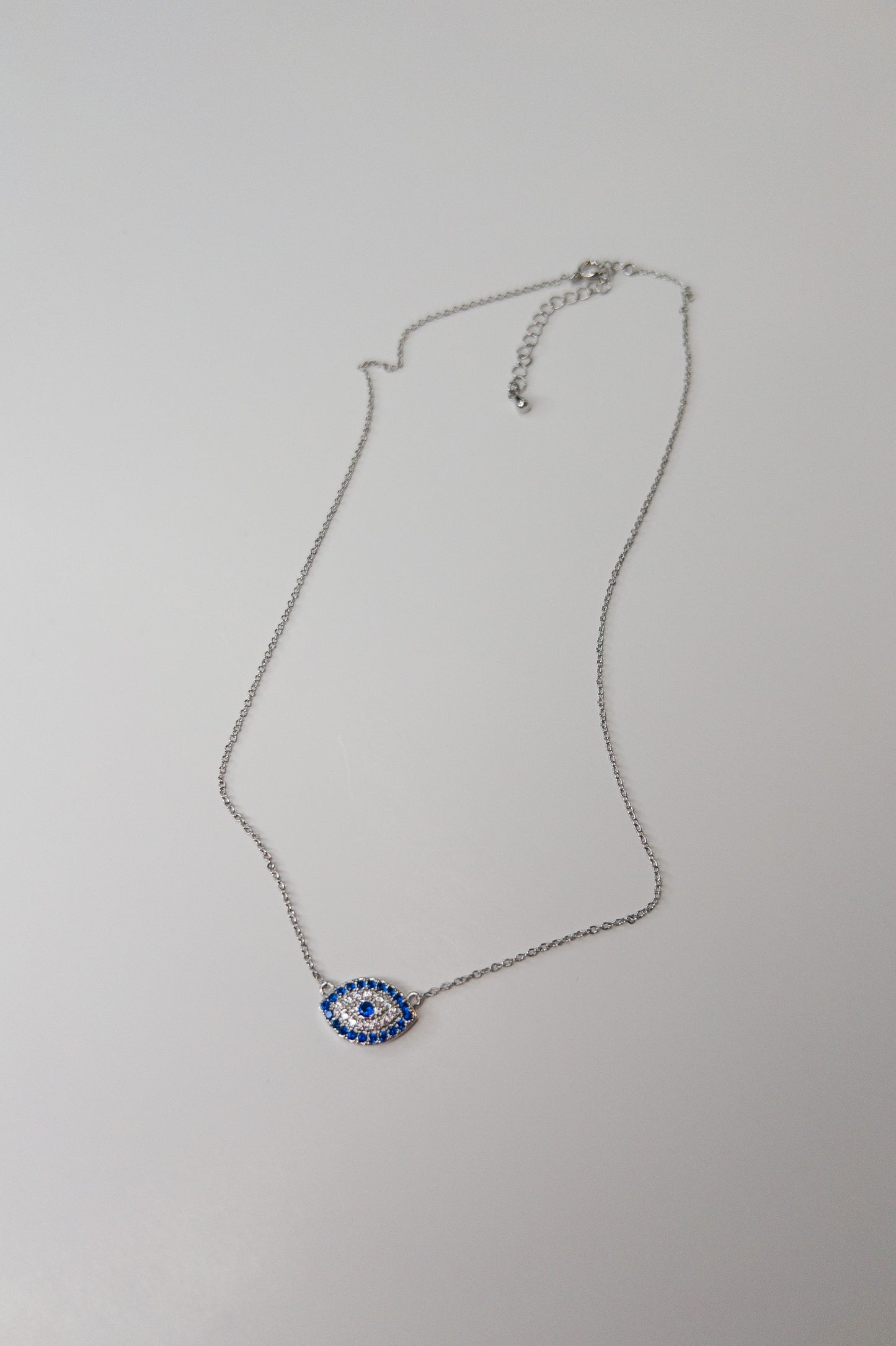 EVIL EYE SILVER NECKLACE