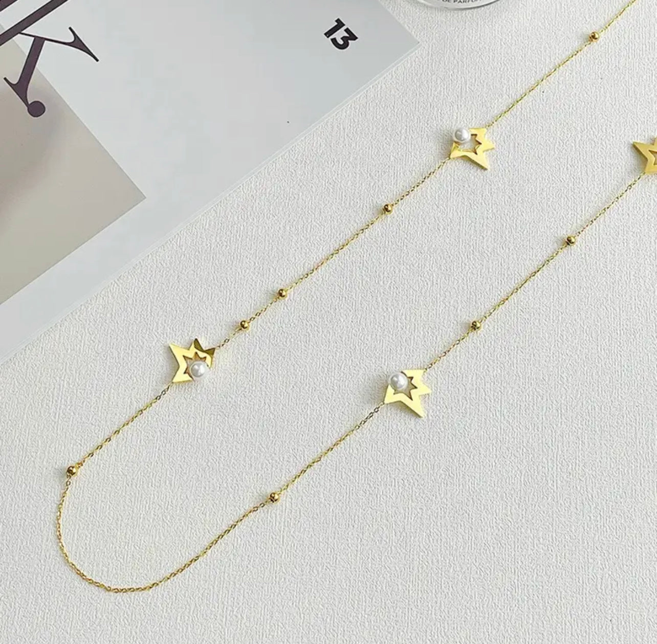 STARS  LONG NECKLACE